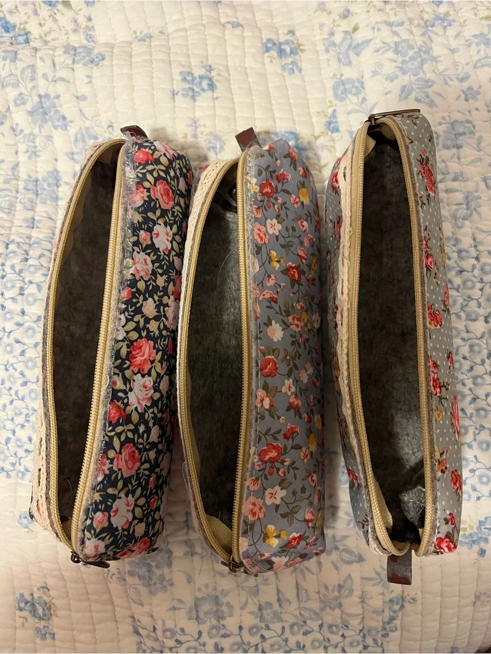 Set of 3 pencil cases